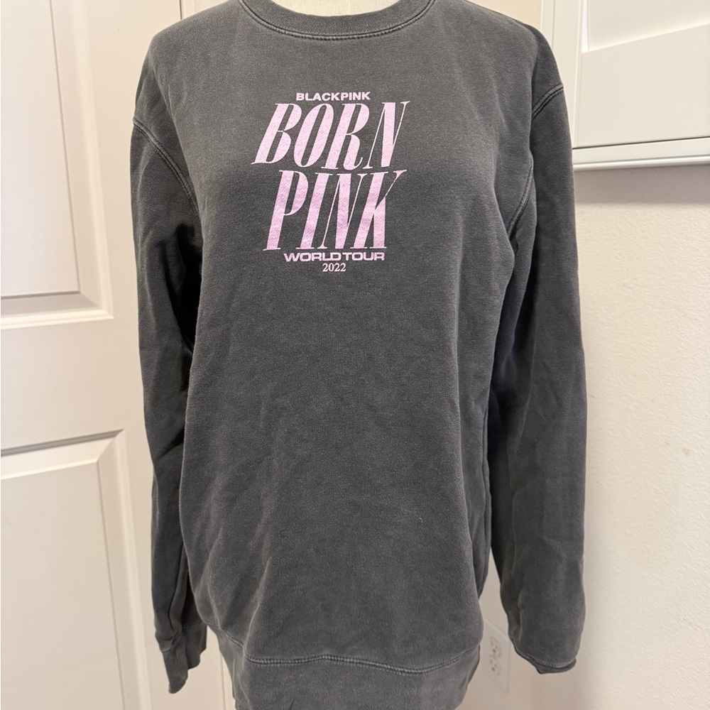 BlackPink World Tour Charcoal Sweatshirt